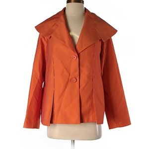 CLEARANCE Silk Box $232 Orange Swing Jacket