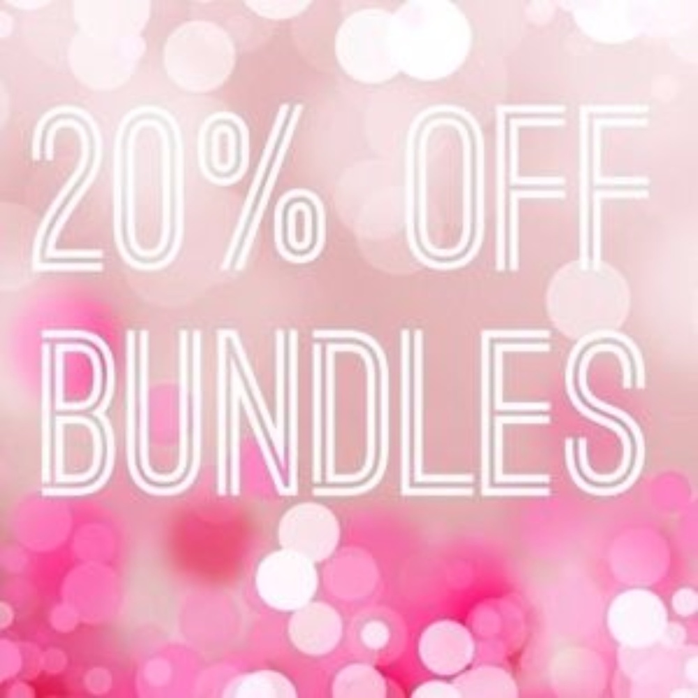 20% off bundles of 3 or more items