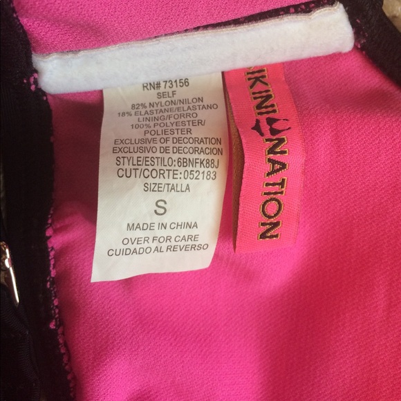 High Neck Embroidered Bikini Set - Picture 5 of 6