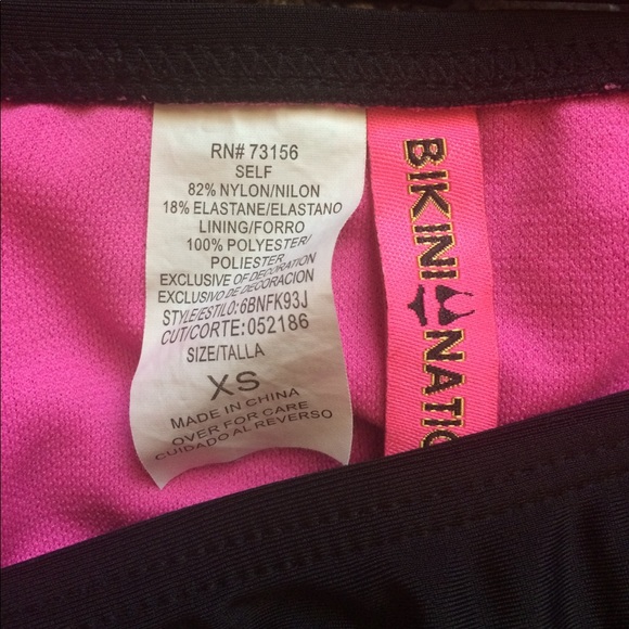 High Neck Embroidered Bikini Set - Picture 6 of 6