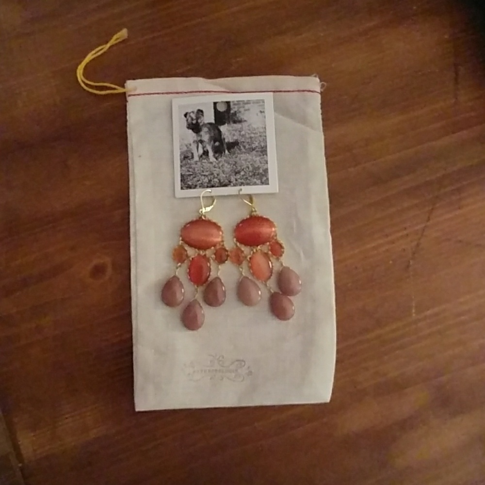 Anthro Chandelier earrings