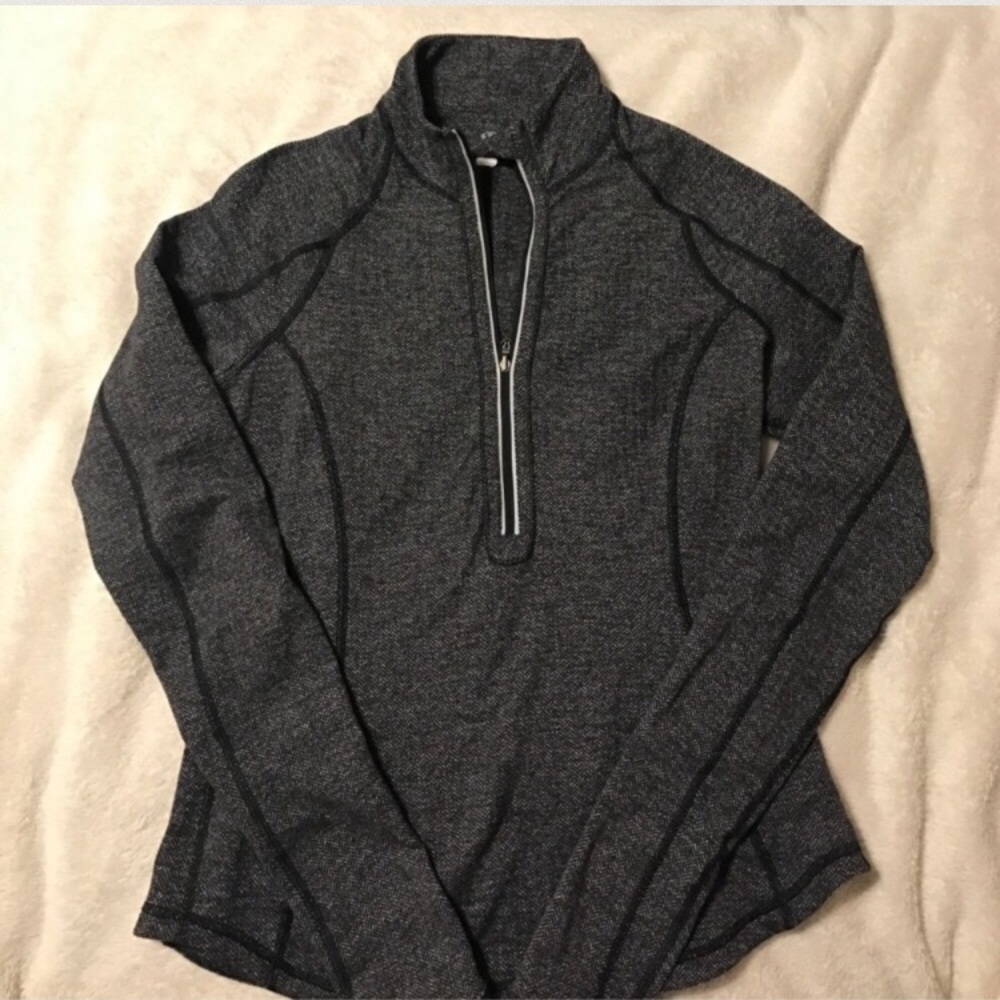 Lululemon Run U Herringbone 3/4 zip