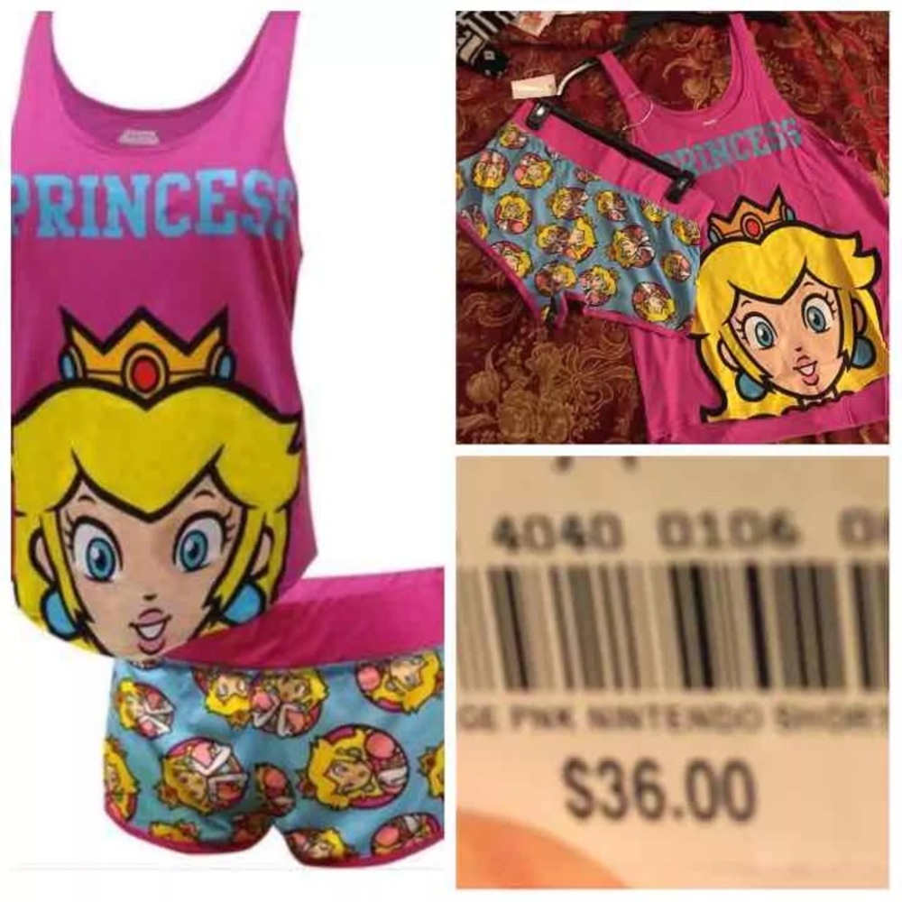 Super Mario Brothers Sleepwear L