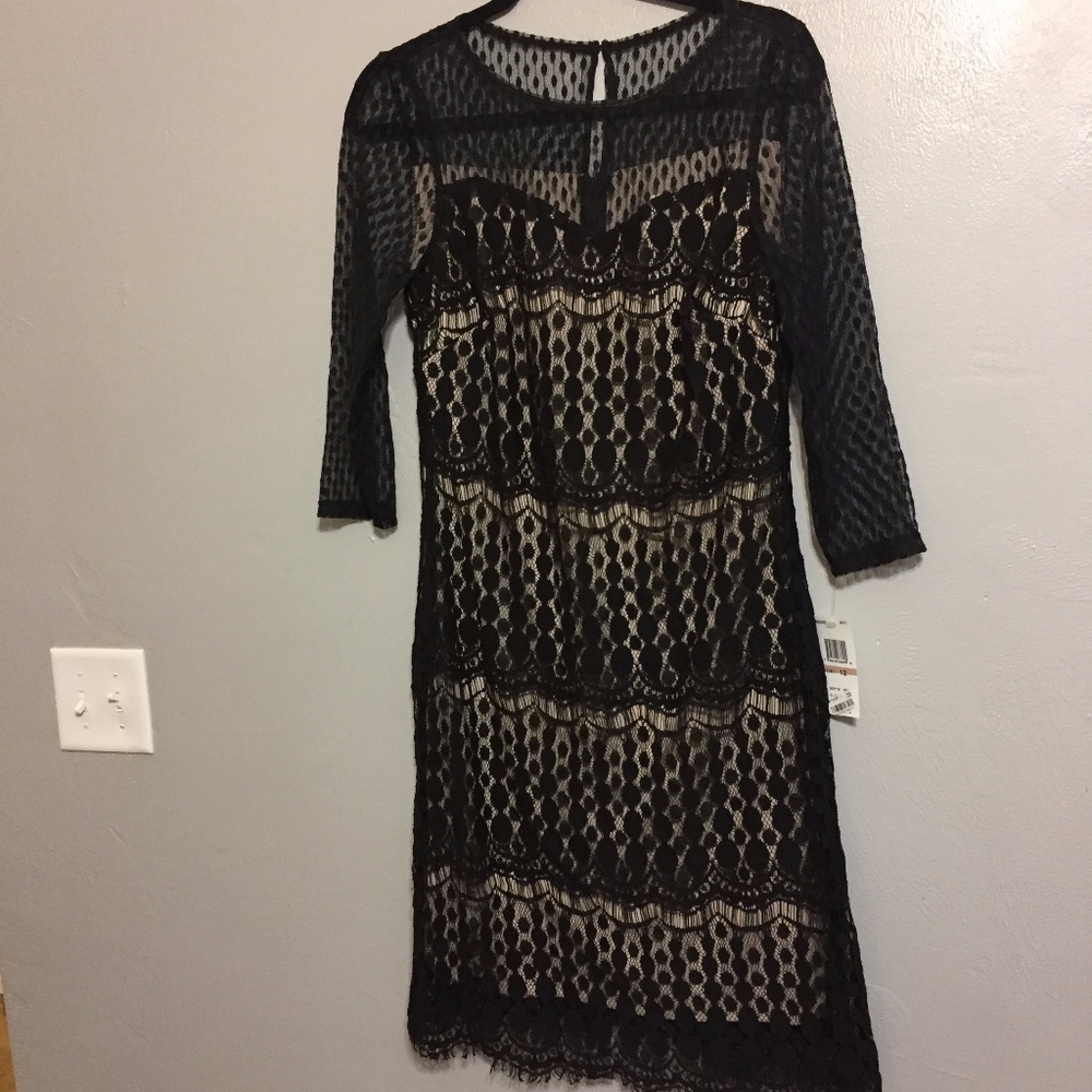 NWT Black Lace Cocktail Dress