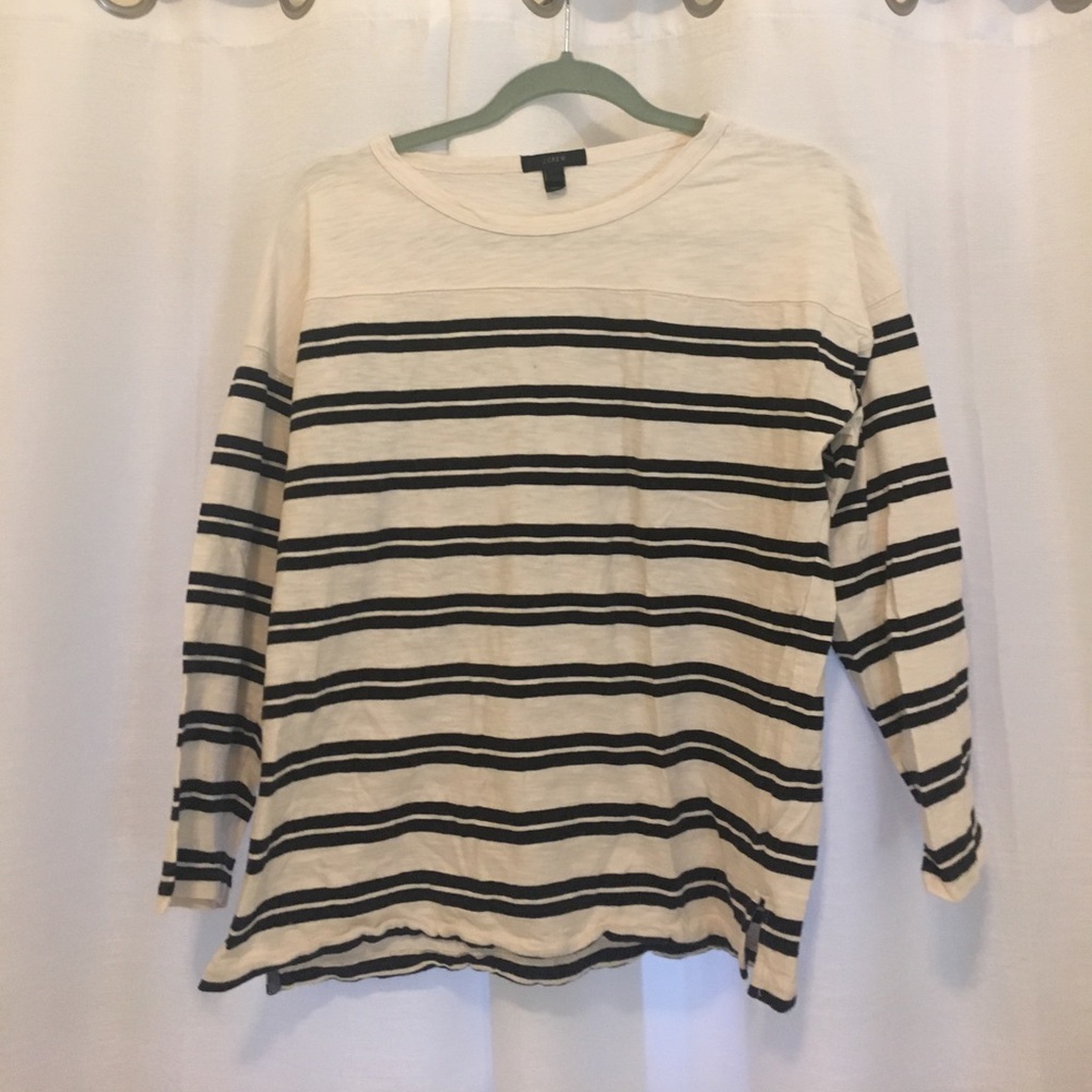 Striped J  Crew tee