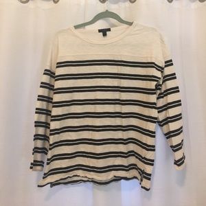 Striped J  Crew tee