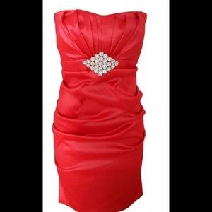 YNES Strapless Dress
