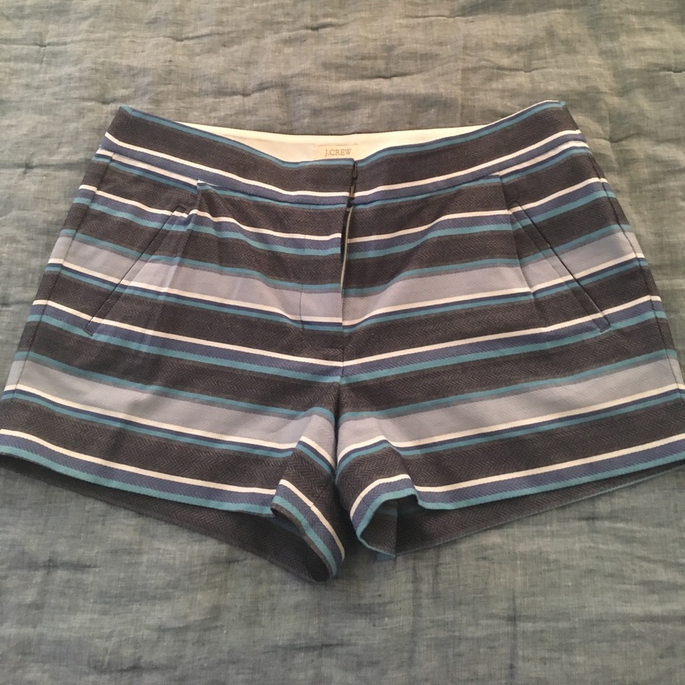 J Crew Striped Shorts
