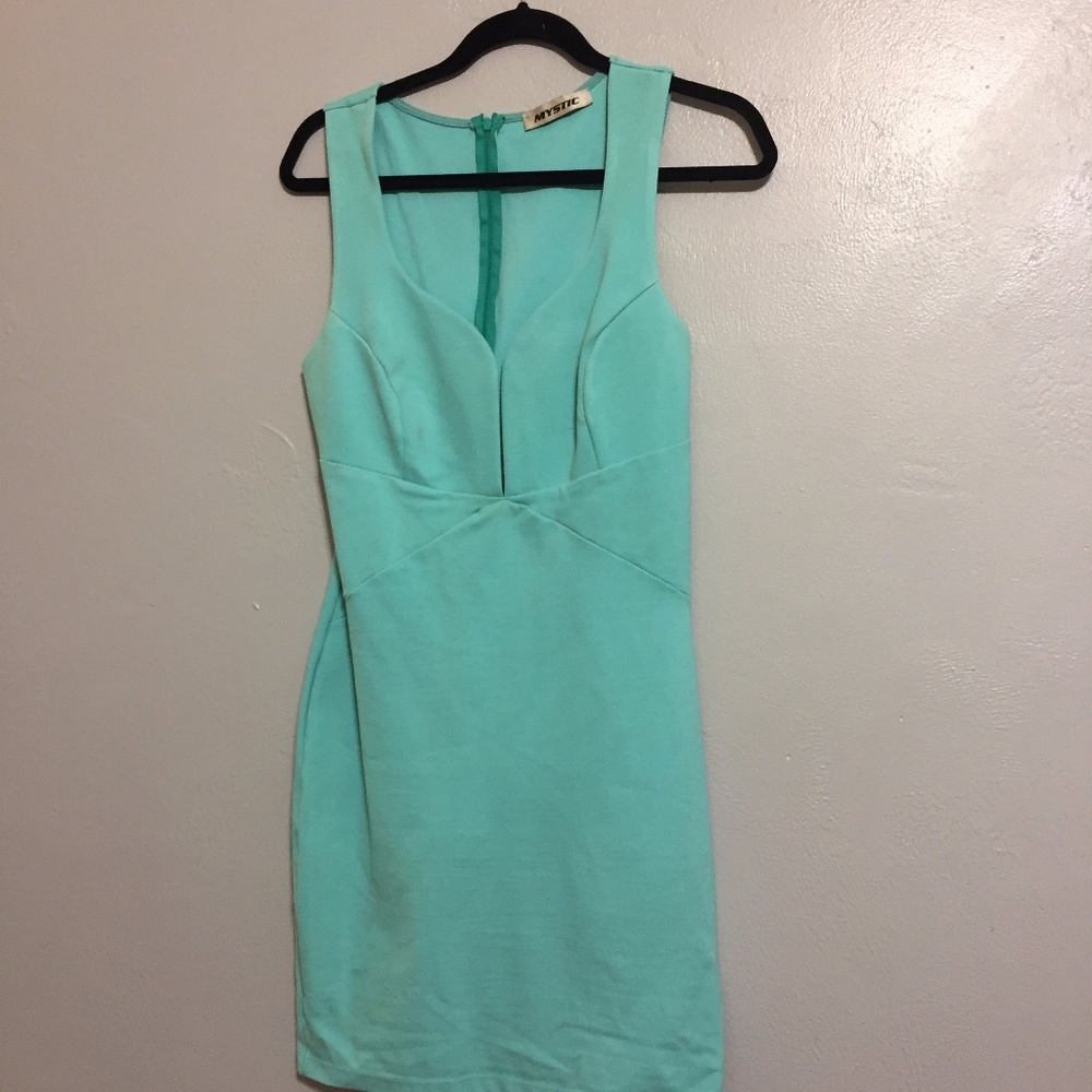 Sexy Plunge Neck Cocktail Dress!