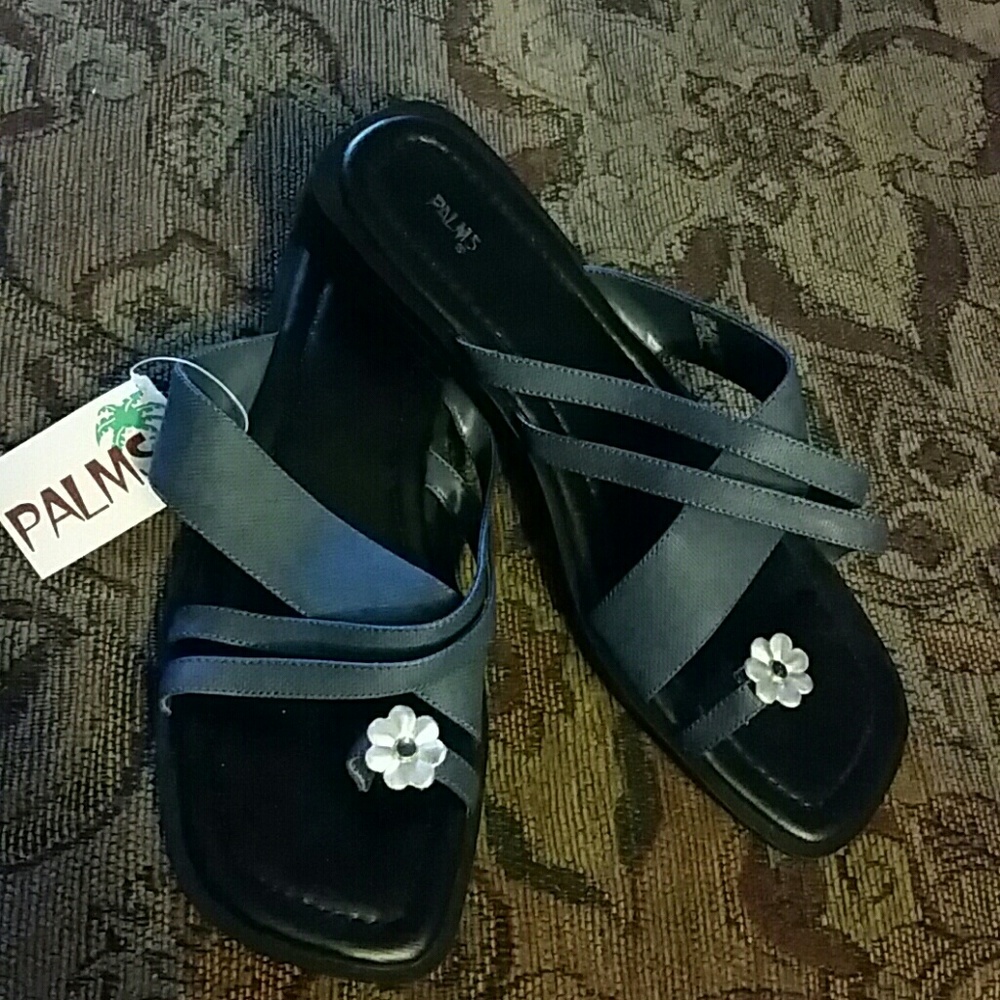 Palm's Navy sandals