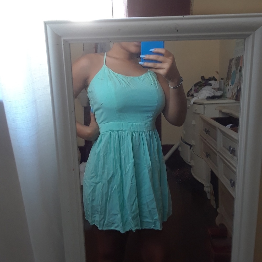 Blue summer dress