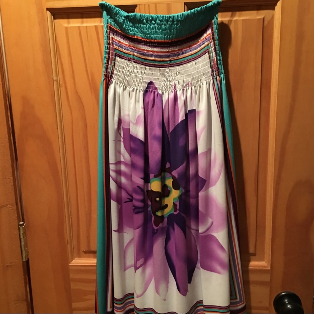 Strapless sundress, Cristinalove