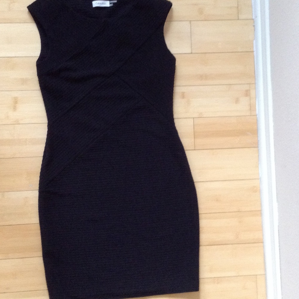 Black Calvin Klein work dress