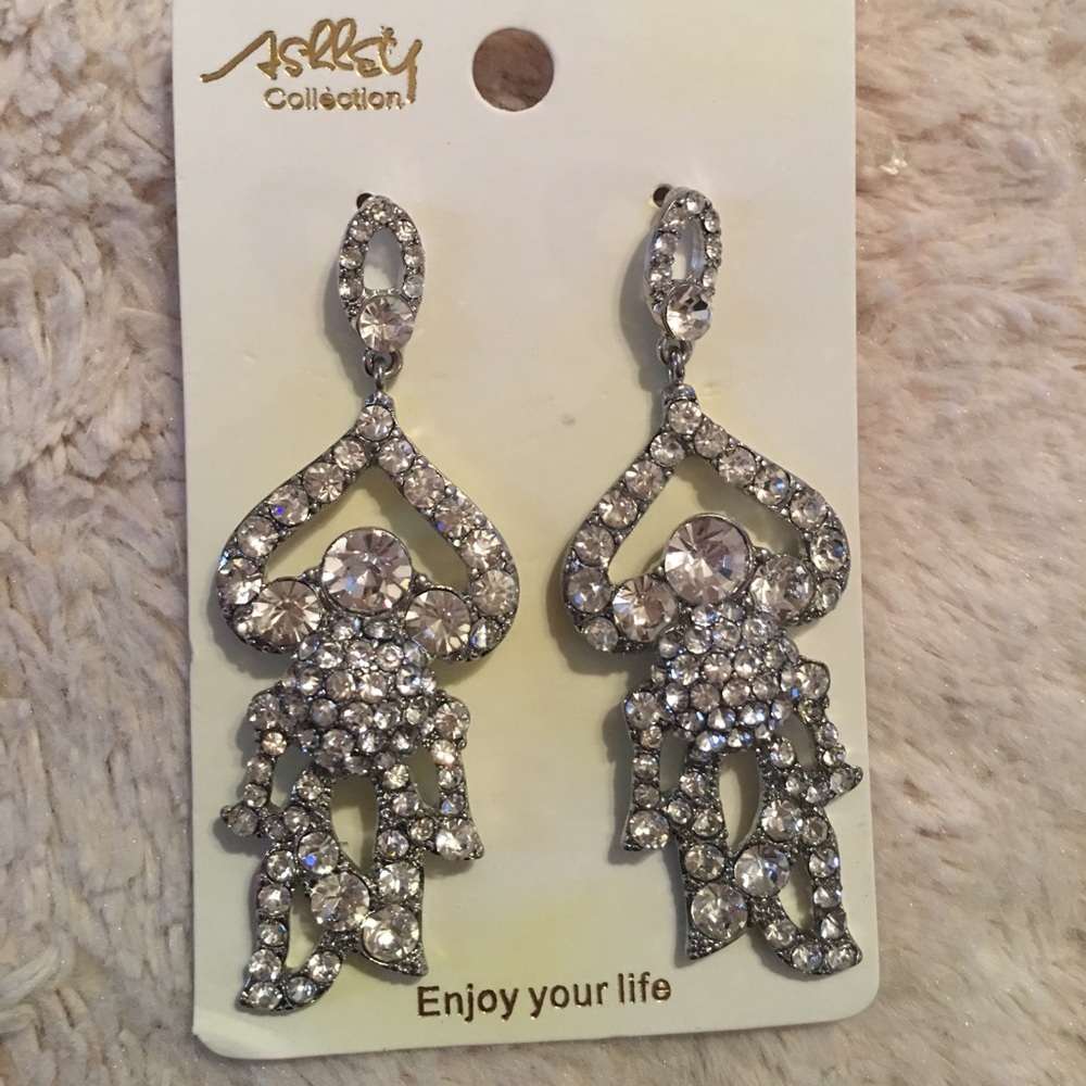 Silver earrings