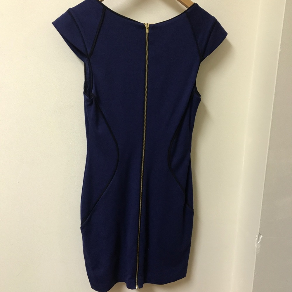 Navy cocktail dress Express