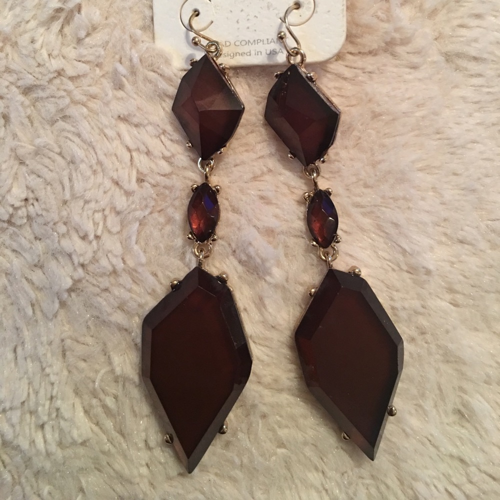 Brown earrings