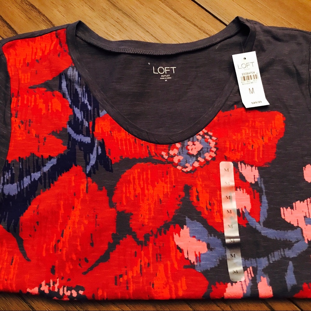 💝Fabulous Loft Shirt Beautiful Pattern Brand NEW!