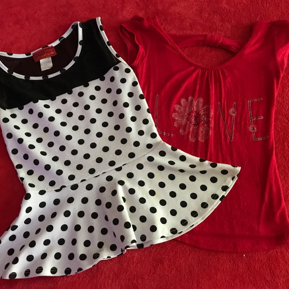 Bundle of 2 girl's blouses!