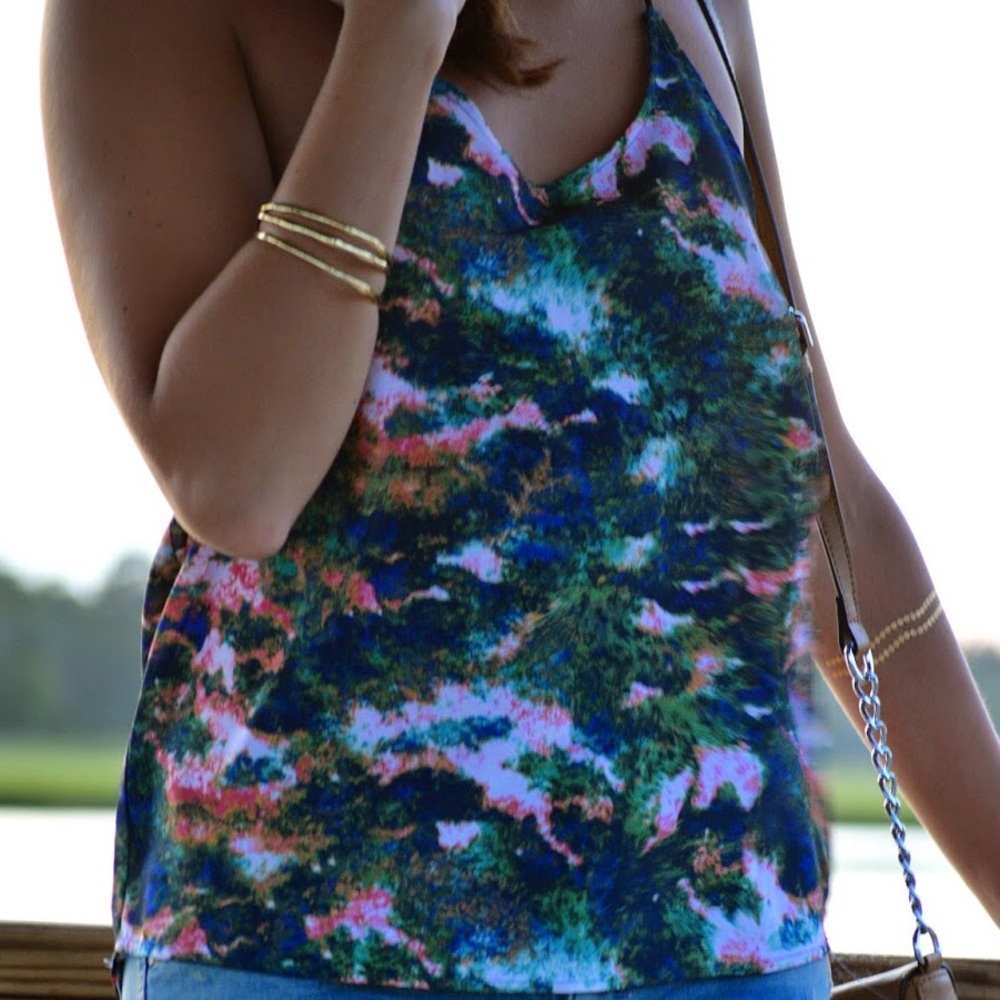 Strapless tank