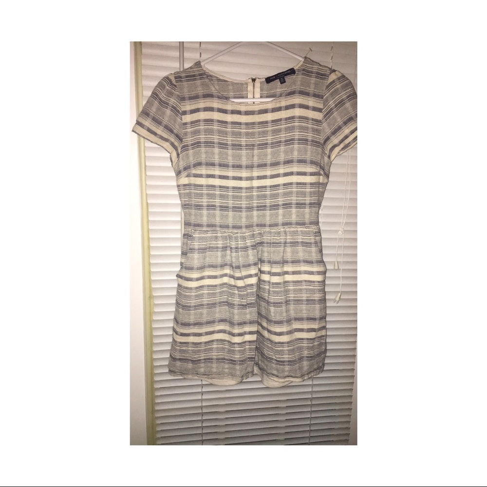 ONE ❤️ CLOTHING BLUE &white dress
