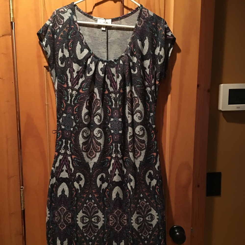 Paisley print dress