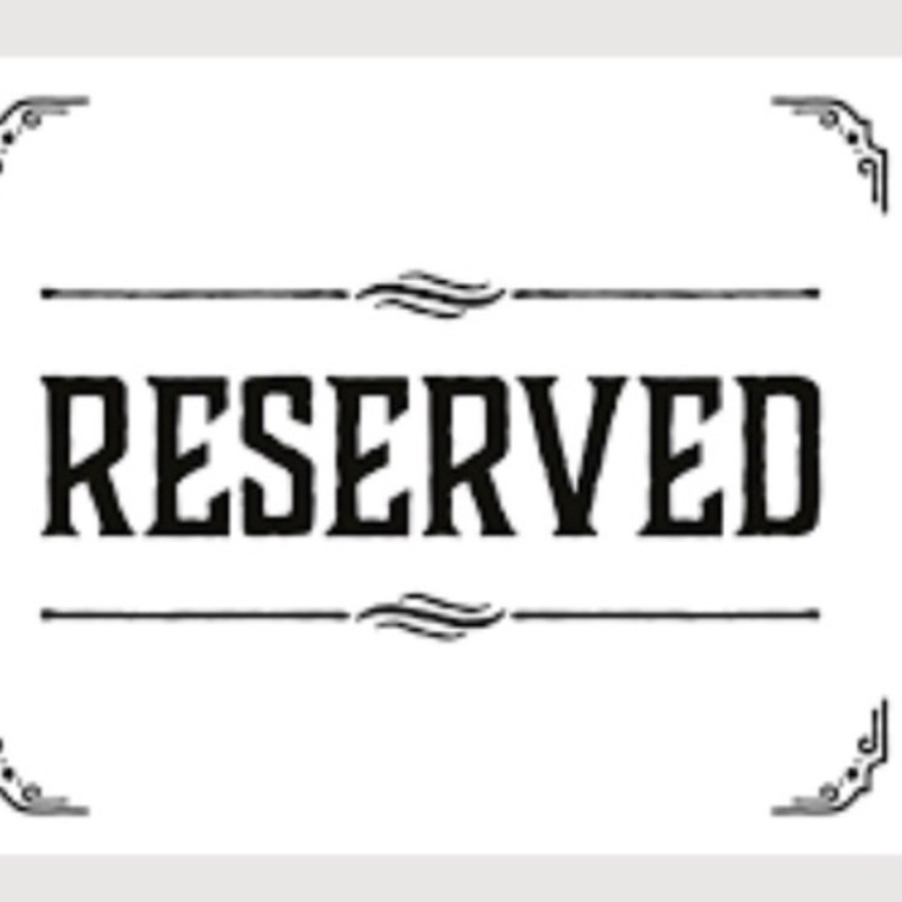 RESERVED FOR TRADE