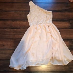 Hazel & Olive one shoulder dress