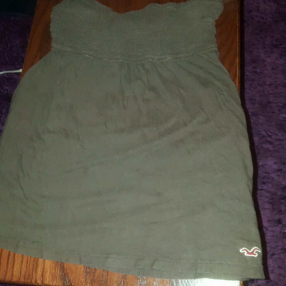 Brown Hollister Tube Top