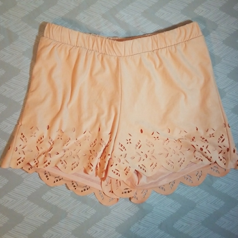 Cato peach shorts - Picture 3 of 6