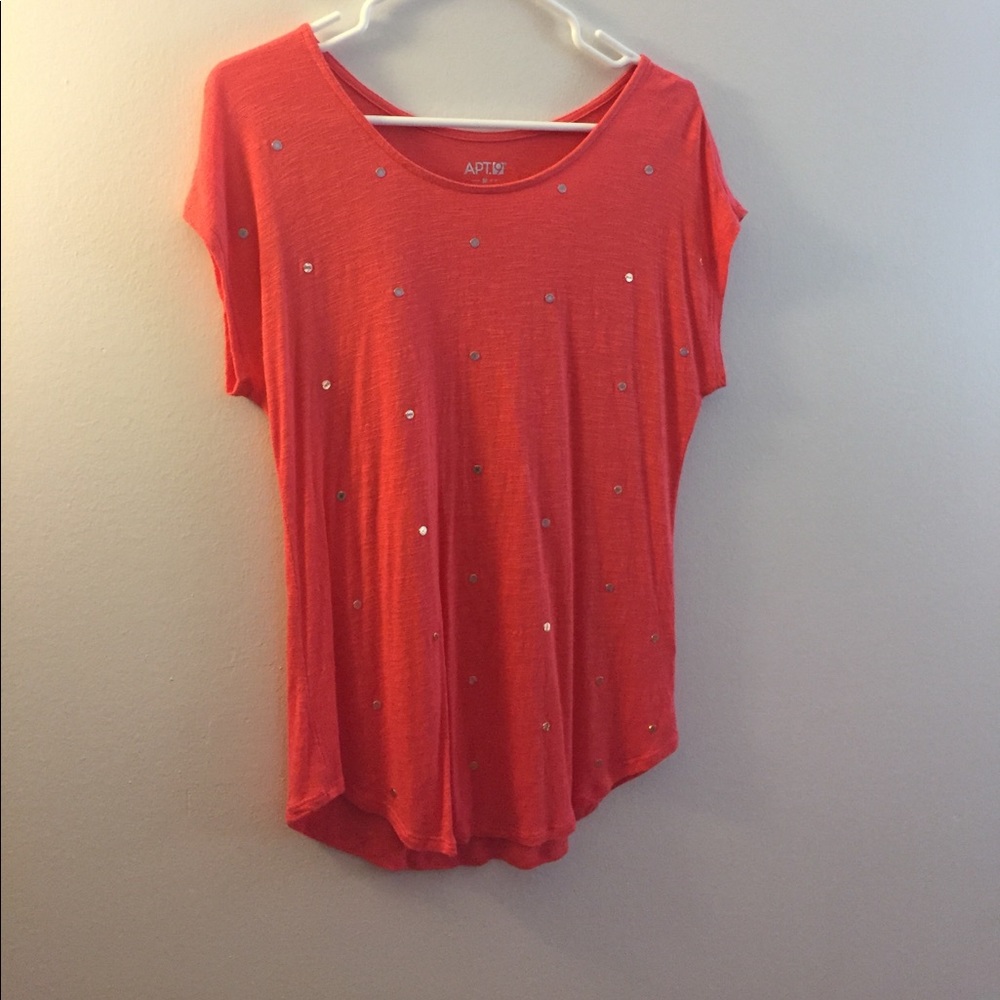 Apt. 9 Coral Stud shirt