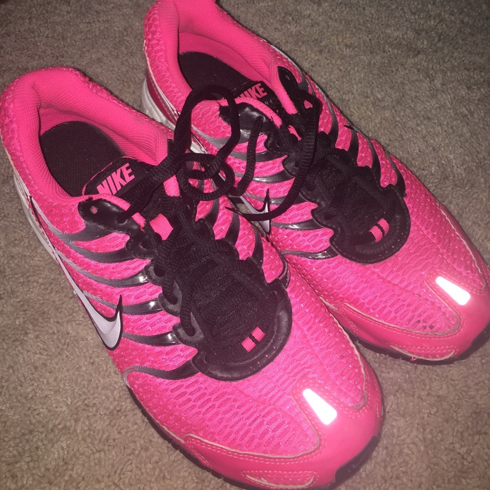 Pink Nike air sneakers