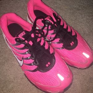 Pink Nike air sneakers
