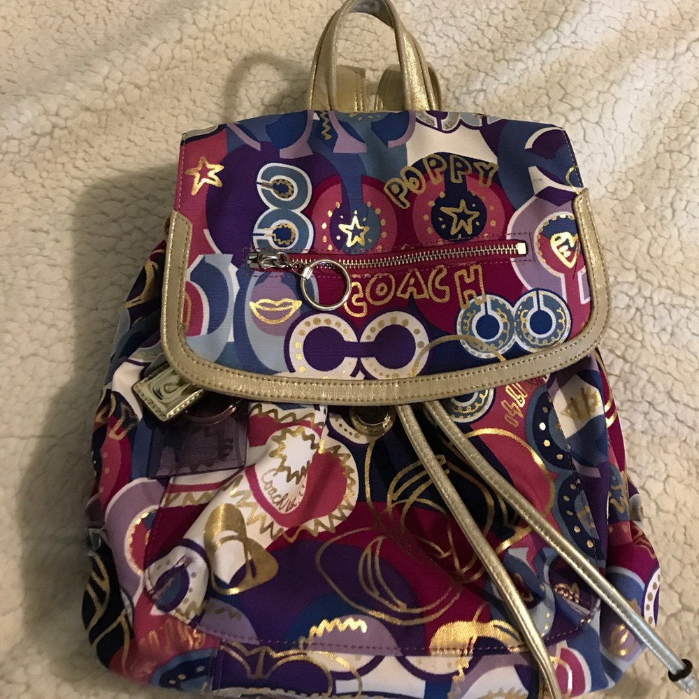Coach backpack style bag