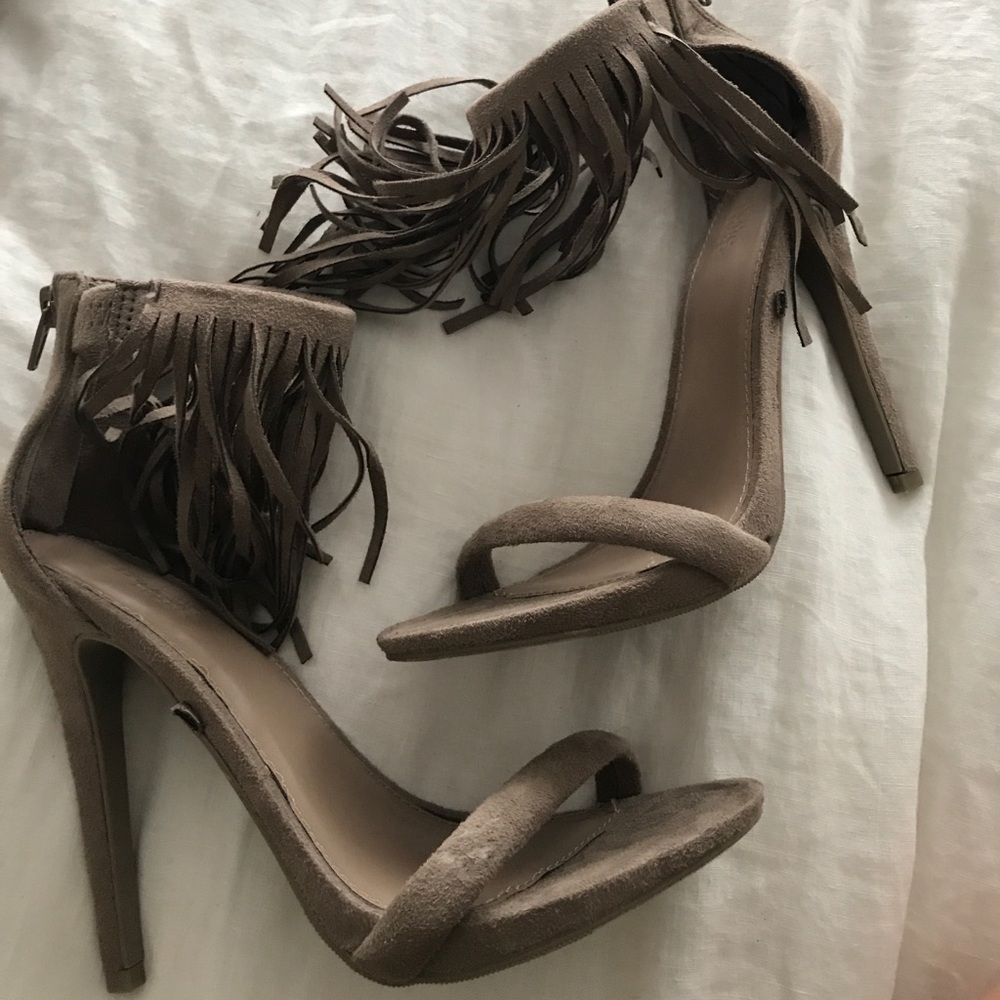 Fringe heels