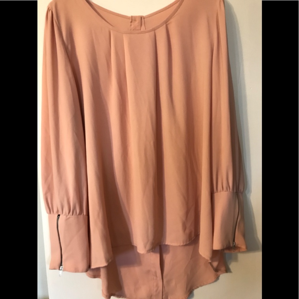 Peach color blouse