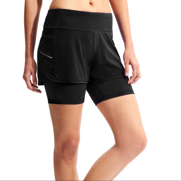 athleta 2 in 1 shorts
