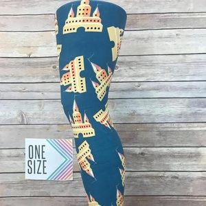 LuLaRoe OS Disney Castle Leggings