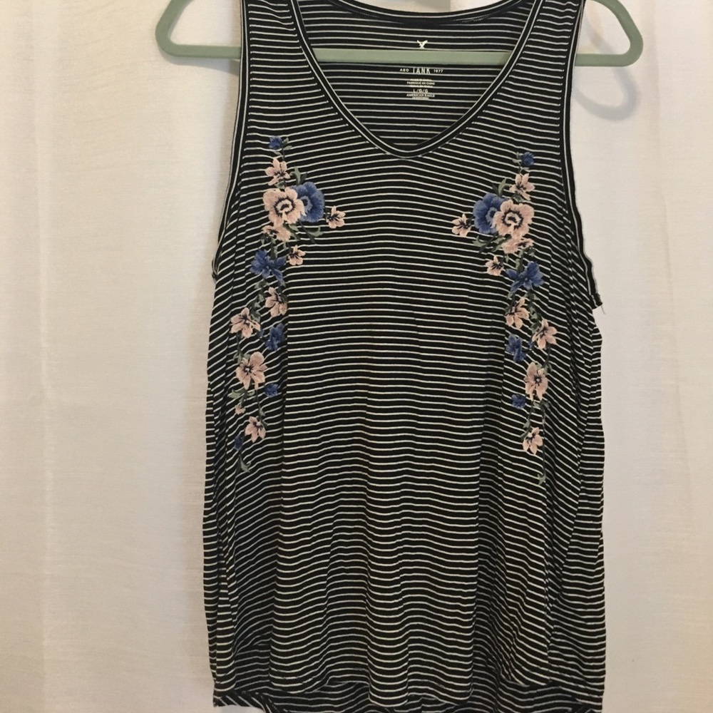 American eagle Embroidered tank