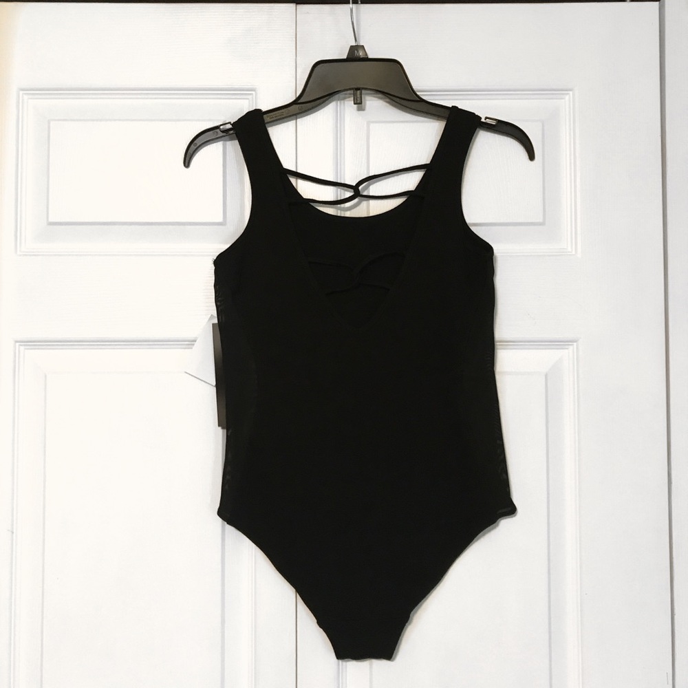 Madden Body Suit with Sheer Sides - Picture 4 of 4