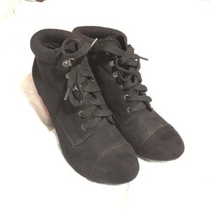 Charlotte Russe black heel booties