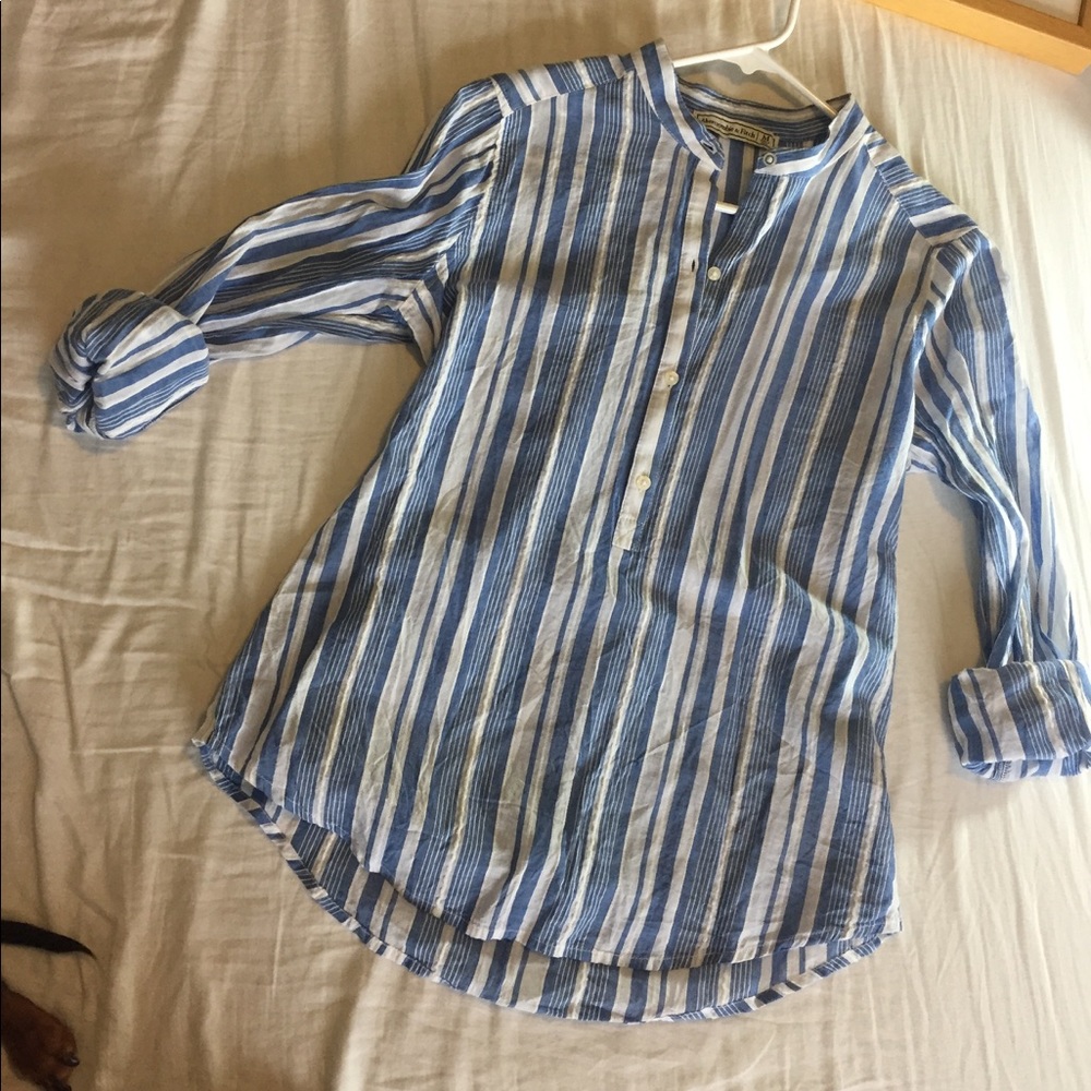 Abercrombie striped shirt
