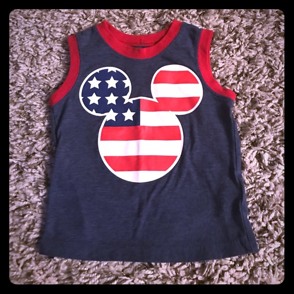 Mickey Mouse Fourth of July Patriotic tank top - Picture 1 of 2