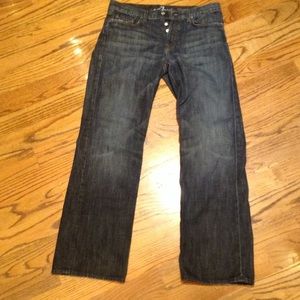 7 for all mankind men's jeans 33W.  Relaxed fit.