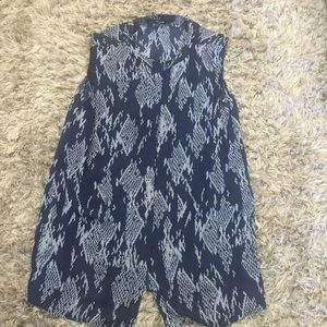 BB Dakota 2x Navy Shirt Dress