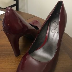 Burgundy Jessica Simpson Heels