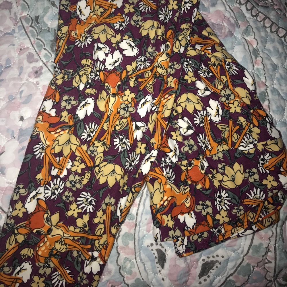 RARE One size lularoe Disney Bambi leggings! NEW