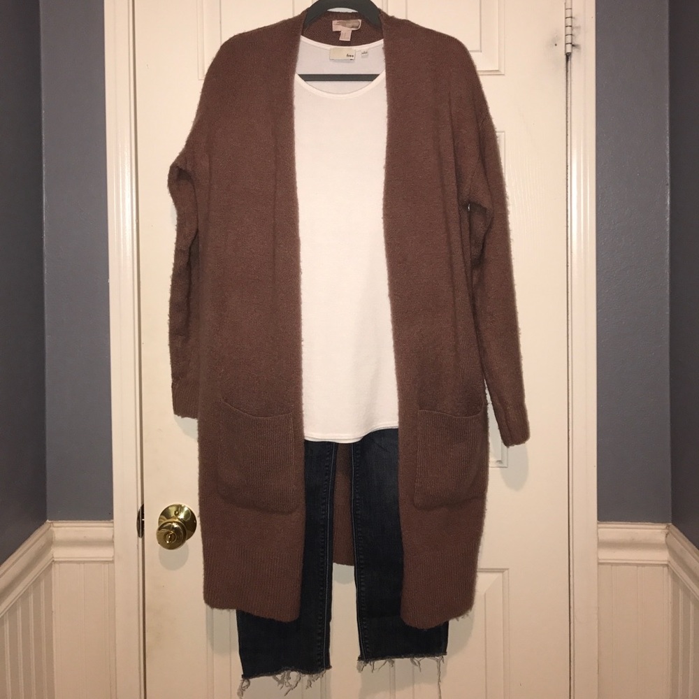 Forever 21 mauve cardigan