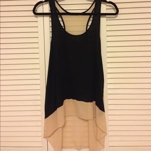 Black High-Low Tank Top!