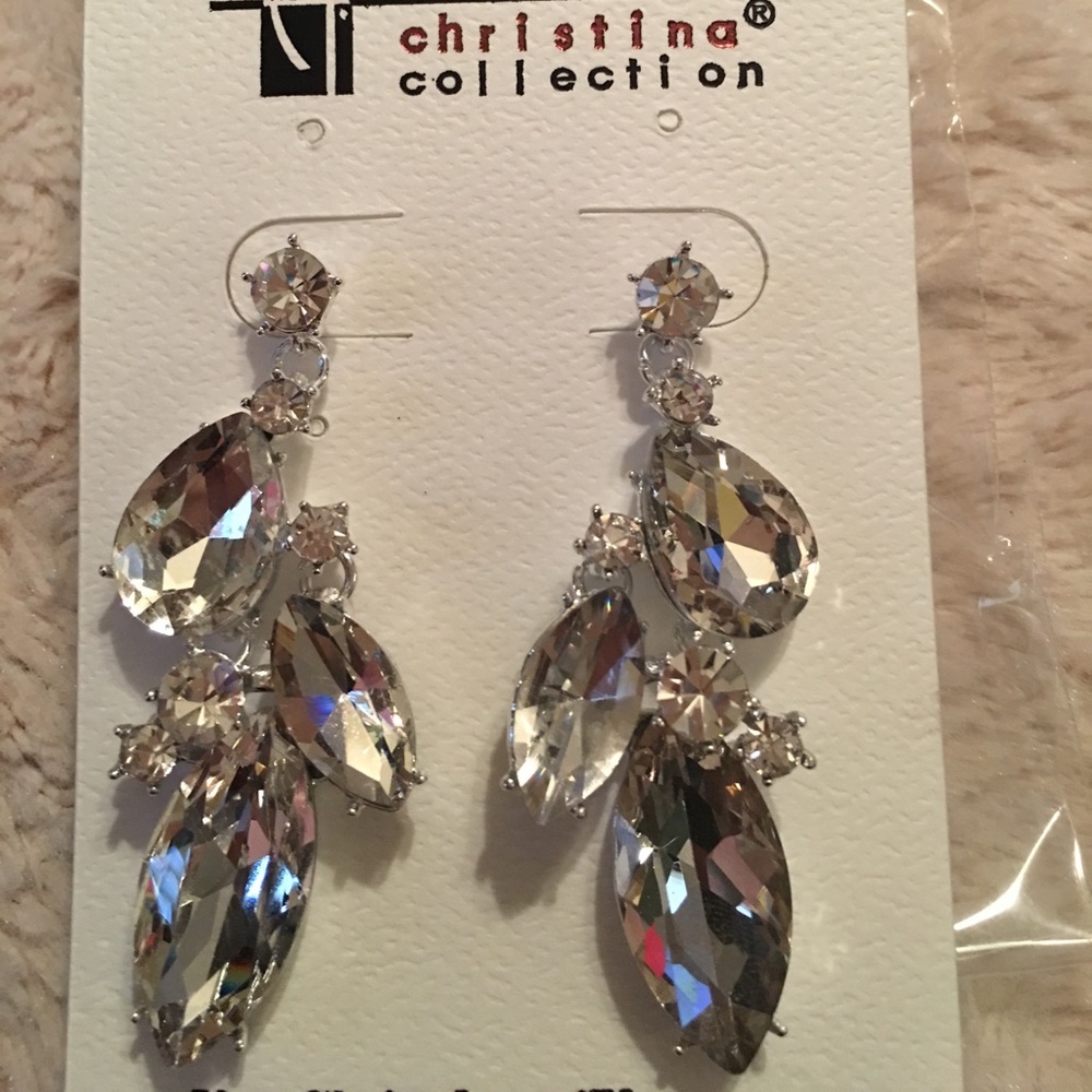 Silver elegant earrings
