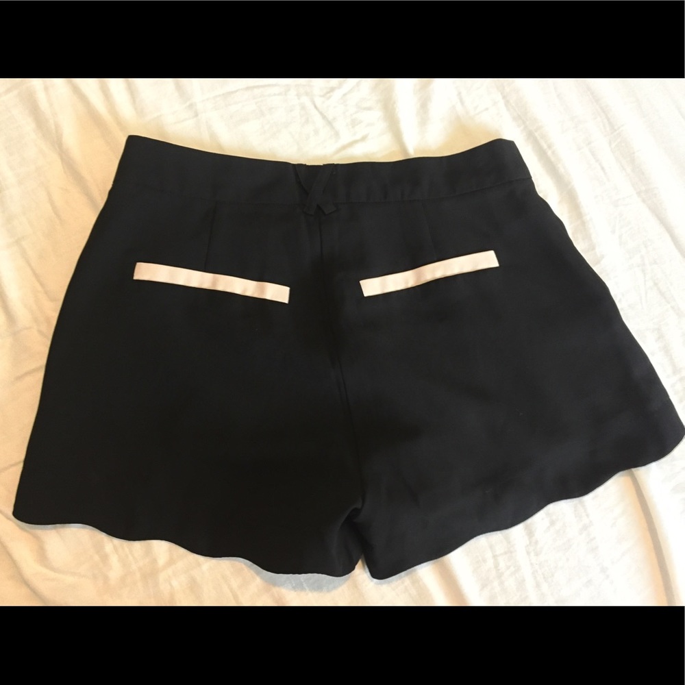 Nasty Gal scalloped high wasted shorts